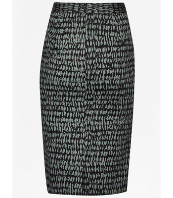 French Connection Canyon Sands Pencil Skirt, Tribal Teal